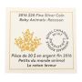 2016 Canada $20 Baby Animals: Raccoon - Pure Silver Coin