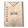 20 oz JM Johnson Matthey Vintage Poured 999 Silver Bar F Serial F006936