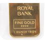 1 oz Gold JM Johnson Matthey Royal Bank of Canada .9999 Fine Gold Bar Sealed