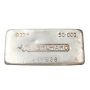 50 oz Engelhard 999 pure Silver Bar Canadian Bull Logo Vintage Poured Bullion 