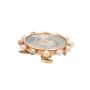 Marie Antoinette hand painted miniature Brooch/Pendant 14K+ yellow gold 