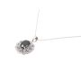 1.91ct Sapphires and 40x Diamonds 14K wg Pendant 18in chain with appraisal $3200.