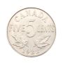 1922 Canada 5 cents Far-S nice AU