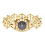 Gucci 6400L Horsebit Black Dial Vintage Gold Plated Stainless Ladies Watch