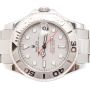 Rolex Yacht-Master 168622 Mid-Size 35mm Platinum Stainless Rehaut Ladies Watch 