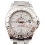Rolex Yacht-Master 168622 Mid-Size 35mm Platinum Stainless Rehaut Ladies Watch 