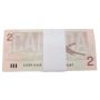50 x 1986 Canada $2.00 notes Thiessen Crow EGR0919600-49 UNCIRCULATED