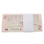 50 x 1986 Canada $2.00 notes Thiessen Crow EGR0919650-99 UNCIRCULATED