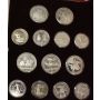 1980 Moscow Olympics full 28-coin Choice Proof set COAs 20+ ozs pure silver