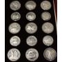 1980 Moscow Olympics full 28-coin Choice Proof set COAs 20+ ozs pure silver