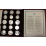 1980 Moscow Olympics full 28-coin Choice Proof set COAs 20+ ozs pure silver