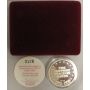 1955-1990 Disney 35 years of Magic .999 fine Silver & 24K Gilt 1oz Coin BOX with COA