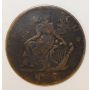 1792 CAMAC KYAN & CAMAC Half penny 6 Harp Strings PE blacksmith 
