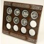 2010-2021 12 Year 9999 1oz Silver Lunar Coins Deluxe Subscription Display Box Set