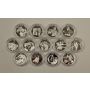 Festivals of Canada 50 Cent Proof Set Silver 2001-2003 13 Coin Mint Choice