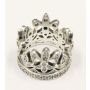 Thomas Sabo Crown Ring Kingdom of Dreams Fleur de Lis Sterling Silver Size 7