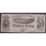 1857 Victoria Bridge advertising note nice AU/UNC