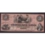 1859 Colonial Bank of Canada $3 banknote #818 Choice UNC63 EPQ