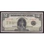 1923 Canada $2 banknote U-316503 Campbell Sellar Black Seal Group-3  nice VF+