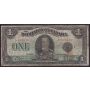 1923 Canada $1 banknote McCavour Saunders S-679416 black-2 DC-25f damaged