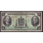 1935 Royal Bank of Canada $5 banknote large signature 1695287 nice VF+