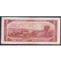 1954 Canada $2 devils face banknote Beattie Coyne E/B9757472 VF+