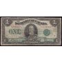 1923 Canada $1 banknote Green Seal-2 DC-25j C2619548 G/VG