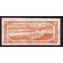 1954 Canada $50 dollar devils face banknote Beattie Coyne A/H1451155 F/VF
