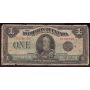 1923 Canada $1 banknote Campbell Clark E3206576 DC-25o poor condition