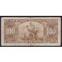 1937 Canada $100 banknote Gordon Towers B/J1192692 VG tears ink pencil