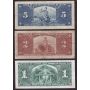 1937 Canada banknote set $1 $2 $5 $10 $20 $50 6-notes FINE or better