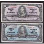1937 Canada complete 7-banknote set $1 $2 $5 $10 $20 $50 $100 F or better