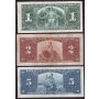 1937 $100 $50 $20 $10 $5 $2 $1 banknotes Gordon Towers 7-notes VF or better