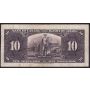 1937 Canada $10 banknote Osborne Towers A/D5290001 nice VF+