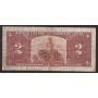 1937 Canada $2 note Coyne Towers Z/B8134063 VG