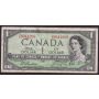 1954 Canada $1 Devils Face note BC29b Beattie Coyne O/A9041209 a/VF