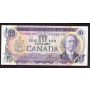 1971 Canada $10 note Lawson EEC3051755 OBV & REV Ink Smear Error AU