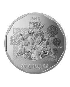 2015 Canada $10 Looney Tunes: That's All Folks - Pure Silver Coin