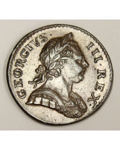 1772 Great Britain half penny AU50
