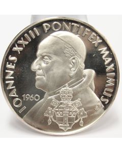 1960 Argenteus III Ducat silver coin POPE JOANNES XXIII Werner Graul 