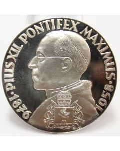 1958 Argenteus III Ducat silver coin POPE PIUS XII Werner Graul 