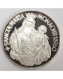 1960 Argenteus I Ducat silver SANCTA MARIA MONACHII 