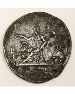 ROBINSONS JONES & CO. New York hard Times token dated 1833