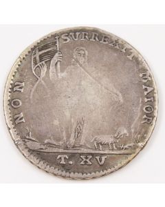 Malta 1769 15 Tari silver coin EMMANUEL PINTO John The Baptist