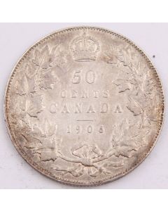 1906 Canada 50 cents VF