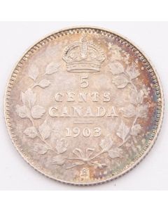 1903H Canada 5 CENTS a/EF
