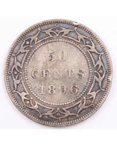 1896 Newfoundland 50 cents VF+