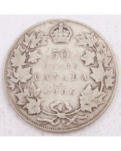 1906 Canada 50 cents VG+