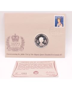1977 Canada Governors General medal visit Queen Elizabeth II 1st day #661/2000