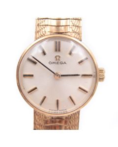 1964 Omega Ladies watch 9K solid gold watch and bracelet 